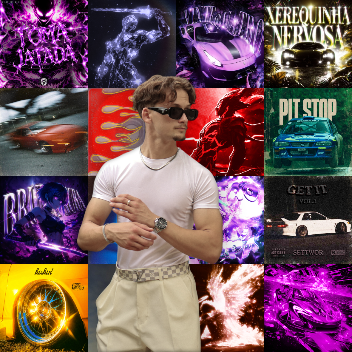 SETTWOR with a part of his releases